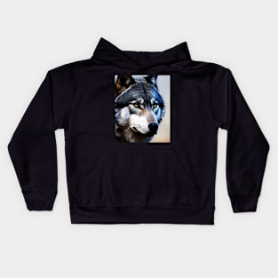 Timber Wolf - AI-Generated Kids Hoodie